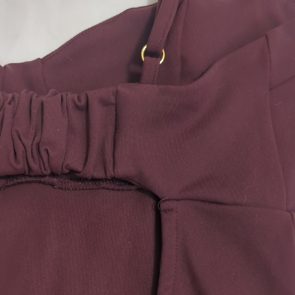 Free People Probably Should Bodycon Dress, Color Brown/Purple Size XS-TP - Picture 10 of 13